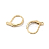 Brass Leverback Earring Findings KK-F824-007G-1-2