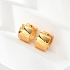 304 Stainless Steel Polishing effect Hoop Earrings EJEW-M001-29B-G-1