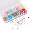 1420Pcs 10 Colors Glass Seed Beads SEED-TA0001-53-3