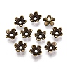 Tibetan Style Alloy Bead Caps MLF1225Y-NF-1