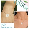4Pcs 2 Styles Natural White Shell Mother of Pearl Shell Pendants SHEL-CJ0001-37-7