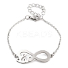 Non-Tarnish Stainless Steel Cable Chain Link Bracelets for Women Men LS-STAS-Z061-01P-06-1