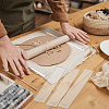 12Pcs 6 Style Transparent Acrylic Clay Press Board TOOL-BC0002-62-5