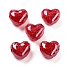 UV Plating Acrylic European Large Hole Beads OACR-S142-01A-1