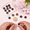 20Pcs Natural Tiger Eye European Beads G-SP0001-01B-02-3