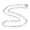 Non-Tarnish 304 Stainless Steel Link Chain Necklaces STAS-I156-27A-P-1