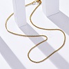 304 Stainless Steel Mesh Chain Necklaces for Women Men LS-NJEW-P321-01G-3