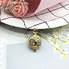 Brass Bead Cage Pendants PW-WG62928-02-1