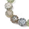 Painted Glass Beads Strands GLAA-B037-12A-12A-3