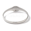 304 Stainless Steel Grooved Hinged Bangles for Women BJEW-I315-16P-3
