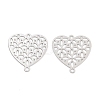 Long-Lasting Plated Brass Links Connector Charms KK-K336-46B-P-1