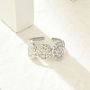 304 Stainless Steel Cuff Rings for Women RJEW-G338-22P-1