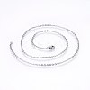 Non-Tarnish 304 Stainless Steel Cable Chains Necklaces LS-NJEW-F226-04P-02-1