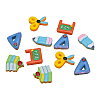 20Pcs 5 Style Resin Cabochons RESI-CJ0001-154-7