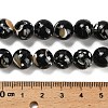 Assembled Synthetic Stone and Trochus Shell Beads Strands G-B128-08D-04-4