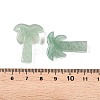 Natural Green Aventurine Coconut Tree Pendants G-N342-02H-3