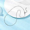 304 Stainless Steel Cable Chain Satellite Chain Necklaces for Women NJEW-JN05554-1