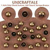 Unicraftale 30Pcs 1-Hole Alloy Shank Buttons FIND-UN0002-82-5