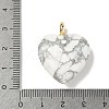 Natural Gemstone Pendants G-P585-03G-4