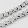 Non-magnetic Synthetic Hematite Beads Strands G-Q887-6x6mm-M-3
