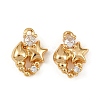 Ocean Theme Brass Micro Pave Cubic Zirconia Charms KK-F902-08T-G-1