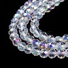 Electroplate Glass Beads Strands LS-GLAA-H021-01B-AB01-4