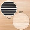 6-Slot Wood Finger Ring Display Plate EDIS-WH0012-09A-5