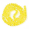 Electroplate Glass Beads Strands EGLA-A034-T10mm-L28-3