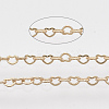 Soldered Brass Heart Chains CHC-T008-03LG-1