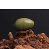 Natural Xiuyan Jade Egg Figurines Statues for Home Office Desktop Decoration PW-WG1DC51-08-1