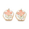 Ion Plating(IP) 304 Stainless Steel Rhinestone Pendants STAS-N109-253A-G-1
