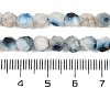 Natural Blue Ice Glacierite Stone Beads Strands G-B092-A01-01-5