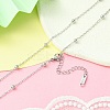 304 Stainless Steel Satellite Chain Necklace for Men Women NJEW-YW0001-09-5