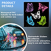 1Pc Waterproof PVC Electrostatic Stickers DIY-OC0013-20C-4