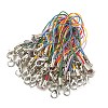50Pcs 5 Colors Polyester Cord Mobile Straps MOBA-YW0001-03-2