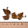 Natural Tiger Eye Pendants G-T144-11G-3