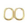 Ion Plating(IP) 304 Stainless Steel Oval Hoop Earrings EJEW-M218-02C-G-1