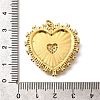 Brass Micro Pave Cubic Zirconia Pendants LS-KK-U055-25G-3