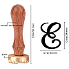 1Pc Brass Stamp Head DIY-CP0007-79E-2
