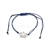 Adjustable Waxed Polyester Cord Bracelets BJEW-PH01271-06-2
