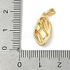 Brass Enamel Pendants KK-P283-28C-G-3