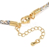 2.5MM Round Nylon Cotton Cord Necklace Making NJEW-C106-01G-08-3