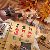 Wooden Stamps with Rubber DIY-WH0002-65H-5