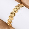 304 Stainless Steel Cuff Bangles for Women LS-BJEW-F491-01G-04-4