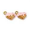 304 Stainless Steel Enamel Charms LS-STAS-Q363-12C-G-1