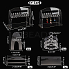 1 Set Acrylic Earring Hanging Display Stands EDIS-PH0001-45-2
