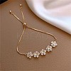 Alloy with Glass Rhinestone Slider Bracelets WG9EBEA-03-1