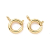 Brass Spring Ring Clasps KK-G435-24G-2
