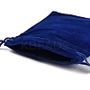 Rectangle Velvet Drawstring Pouches TP-XCP0001-04-3