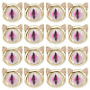 16Pcs Alloy Resin Beads FIND-SC0015-38-1